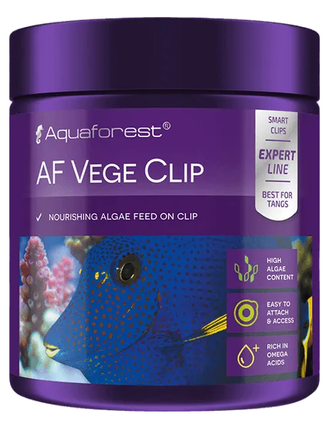 Aquaforest AF Vege Clip mangime marino disco 3 cm