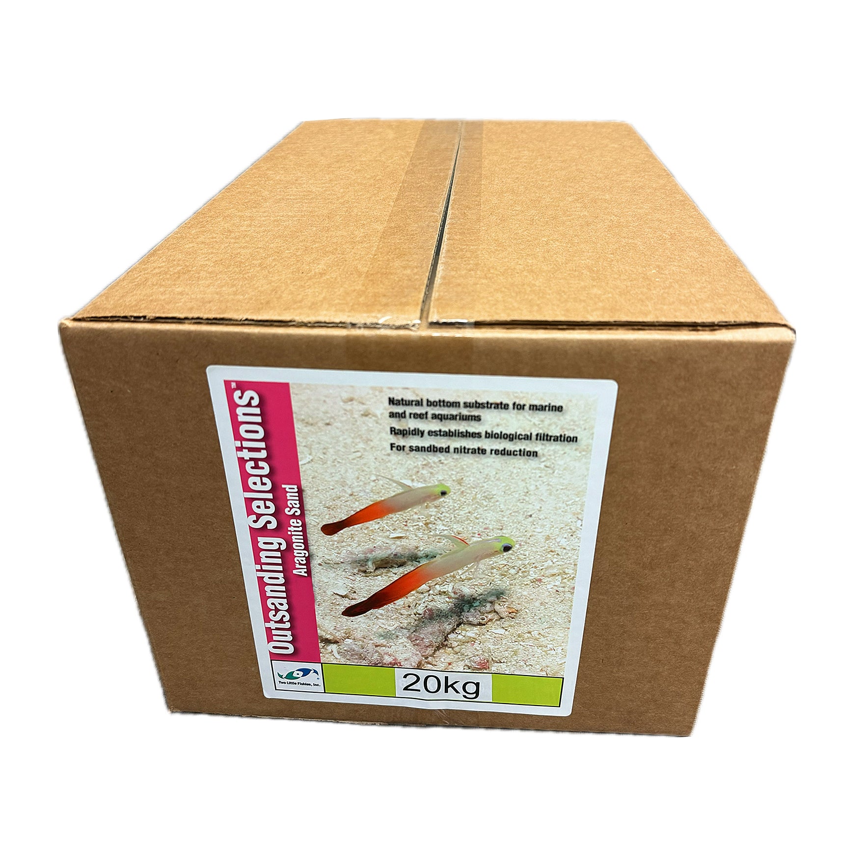 Two Little Fishies OutSanding Sabbia Aragonite Fine 1mm 20kg