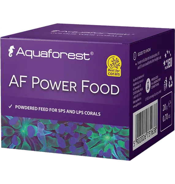 Aquaforest Power Food mangime coralli SPS in polvere