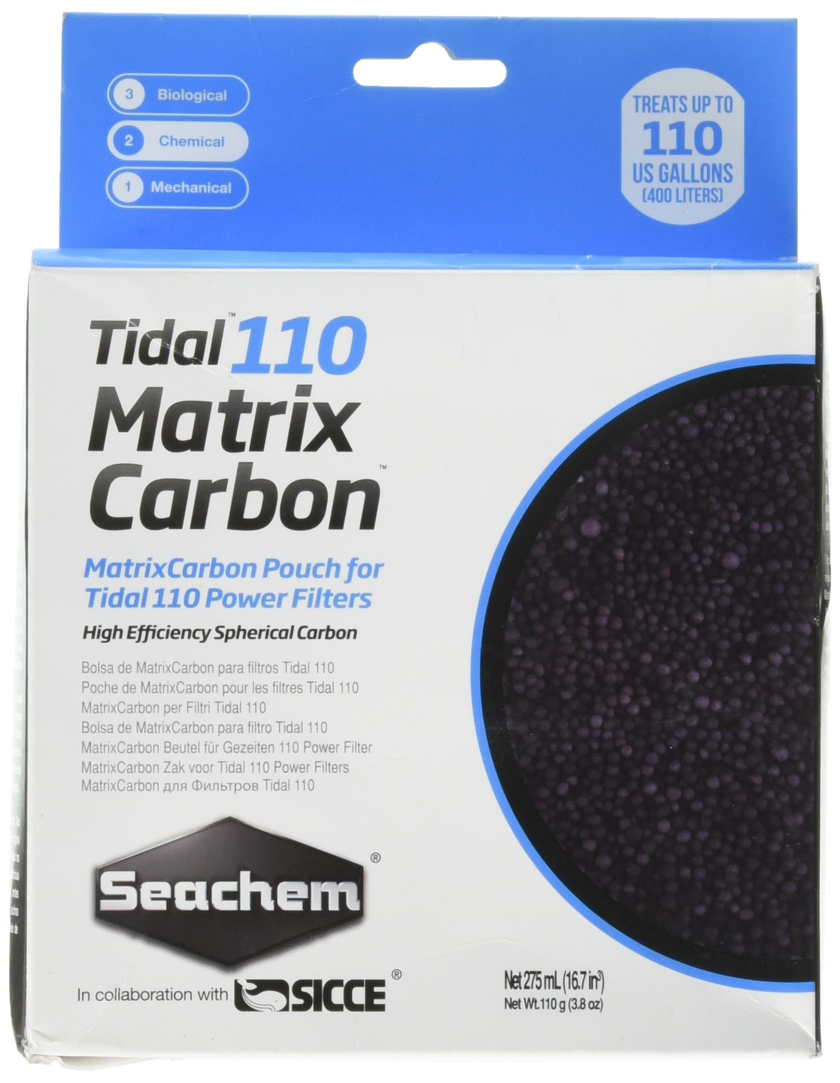 Seachem Hardware Tidal 110 Matrix Carbon carbone filtro