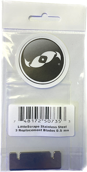 Two Little Fishies LittleScrape lame inox 0,5 mm 3 pz