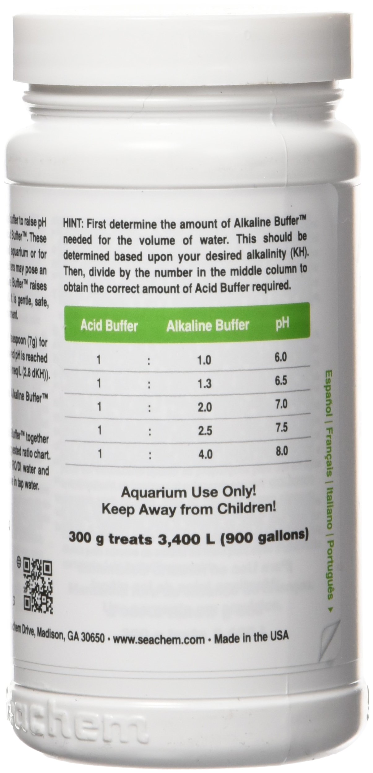 Seachem Alkaline Buffer condizionatore 300 ml pH alcalinità