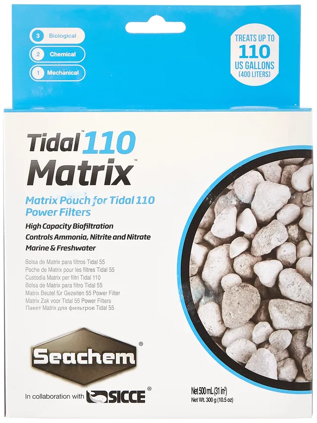 Seachem Tidal 110 Matrix materiale filtrante biologico