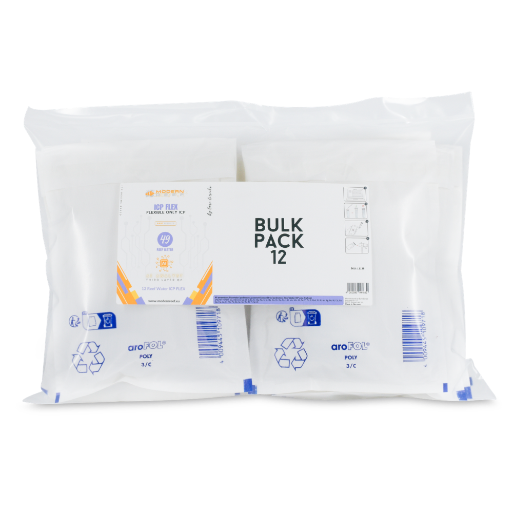 Modern Reef ICP Flex 12-Pack test acqua reef bulk
