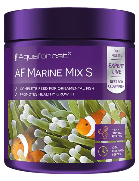 Aquaforest AF Marine Mix S mangime granuli 1 mm pagliaccio