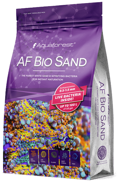 Aquaforest AF Bio Sand sabbia bianca acquario marino