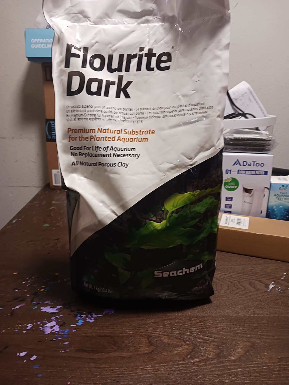 Seachem Flourite Dark Substrato 7 kg Argilla