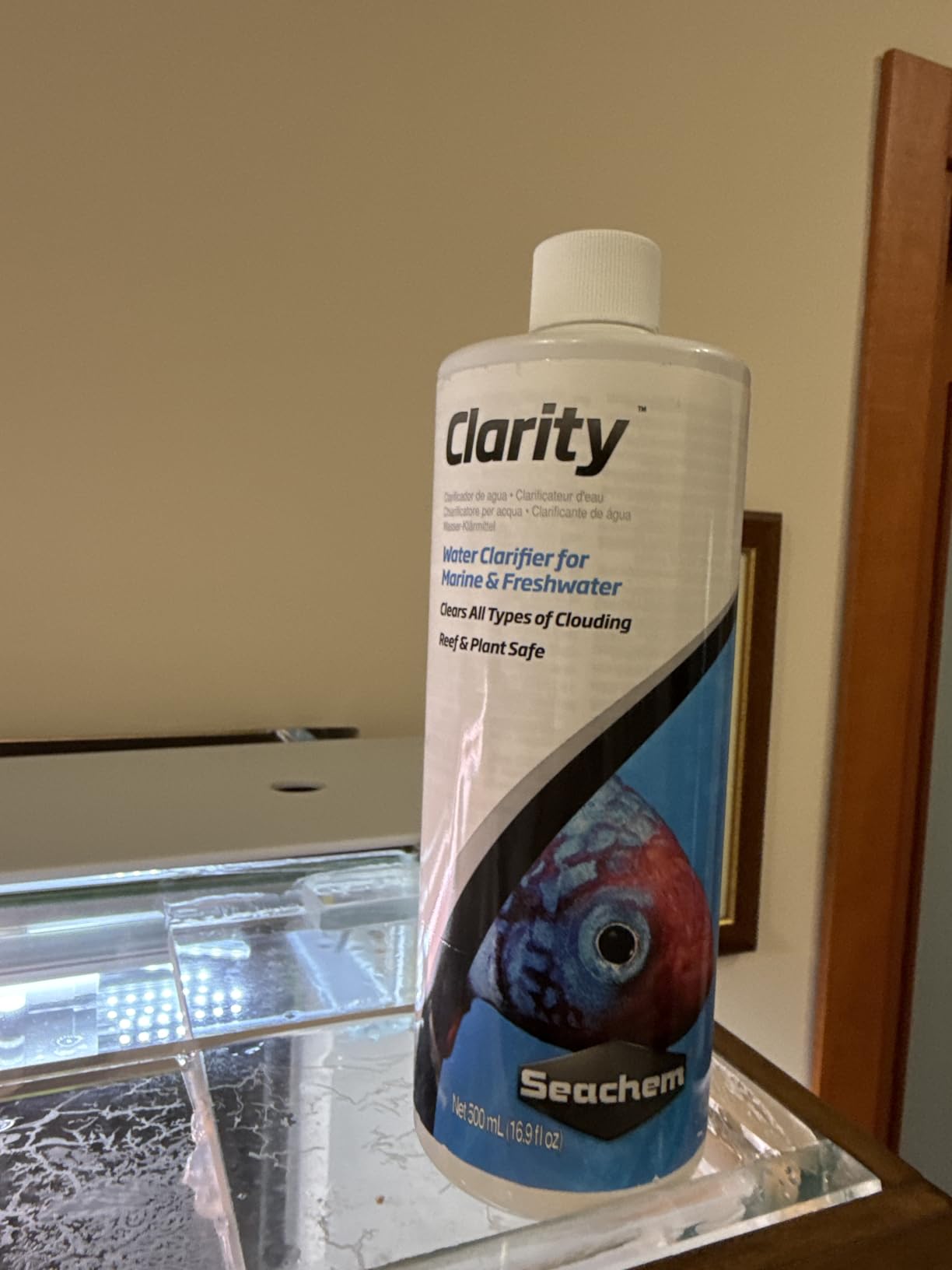 Seachem Clarity chiarificatore acquario 500 ml torbida