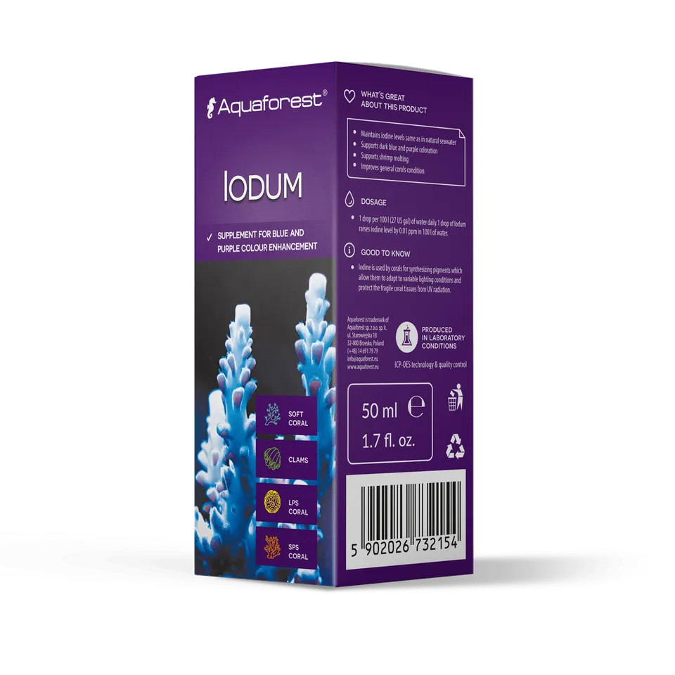 Aquaforest Lab Iodum integratore iodio reef gocce