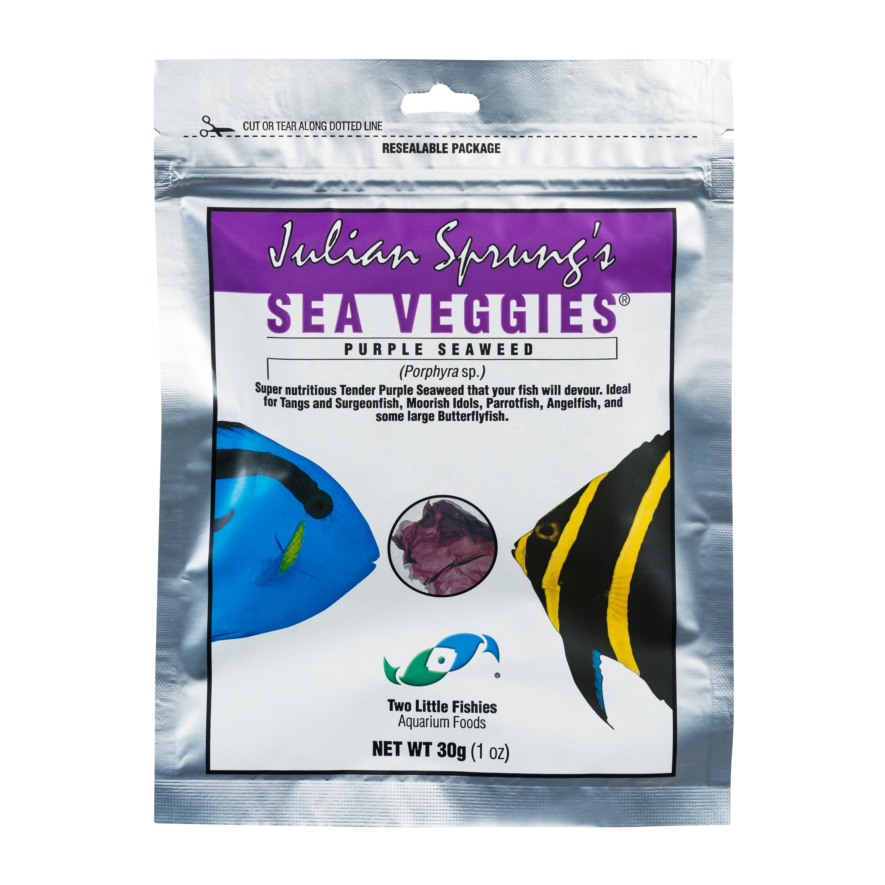 Julian Sprung SeaVeggies alga viola mangime 30 g erbivori