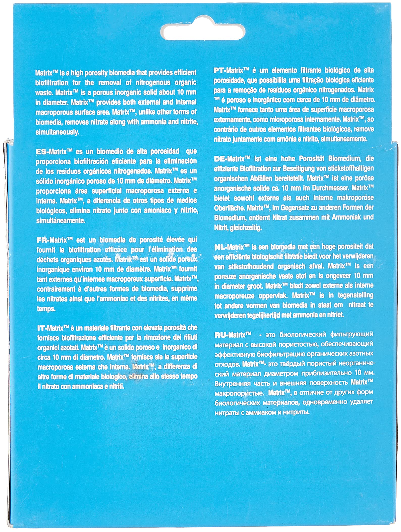 Seachem Tidal 110 Matrix materiale filtrante biologico
