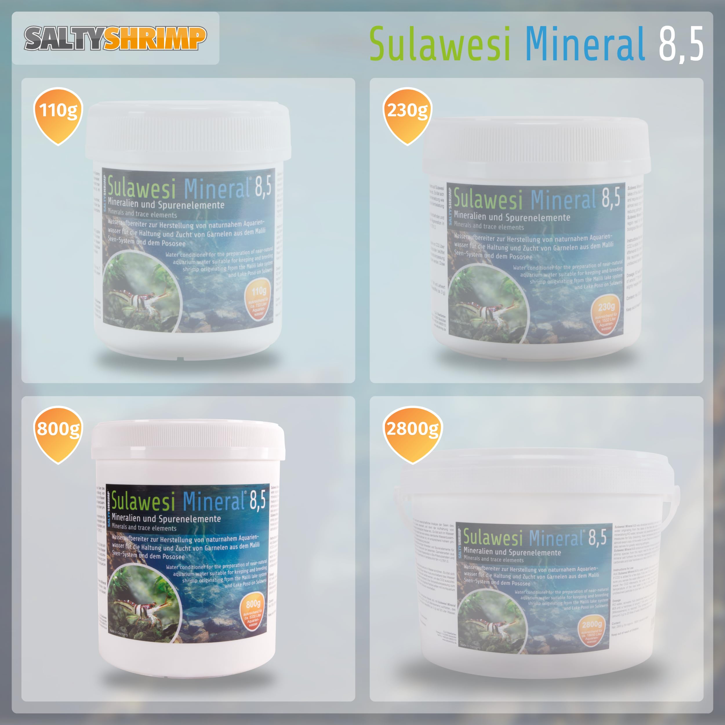 SaltyShrimp Sulawesi Sula Wesi 8.5 sali gamberetti Sulawesi