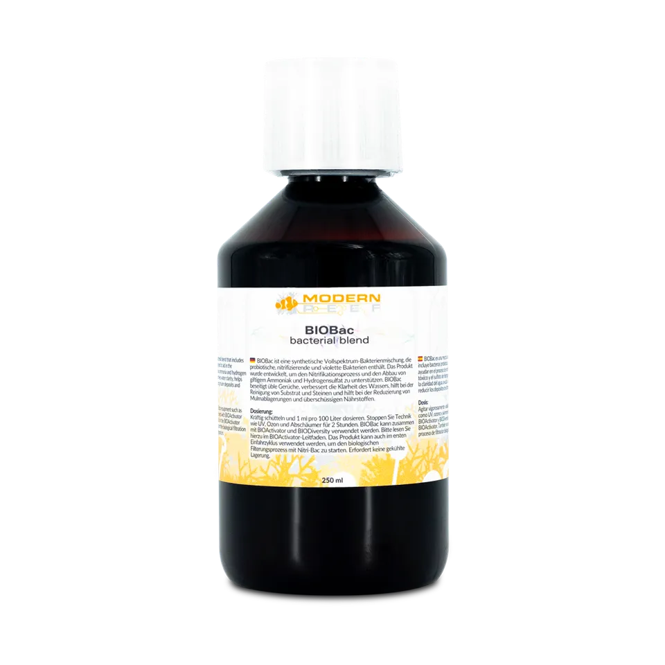 Modern Reef BIOBac Blend batteri acquario 250ml nitrificanti