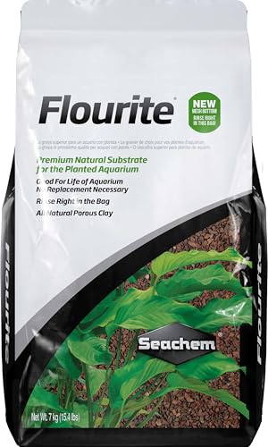 Seachem Flourite Substrato Acquario 7 kg Argilla Porosa