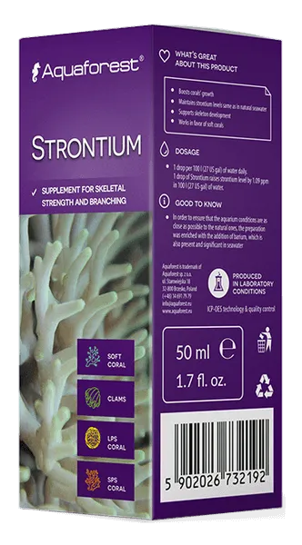 Aquaforest Lab Strontium integratore stronzio reef coralli