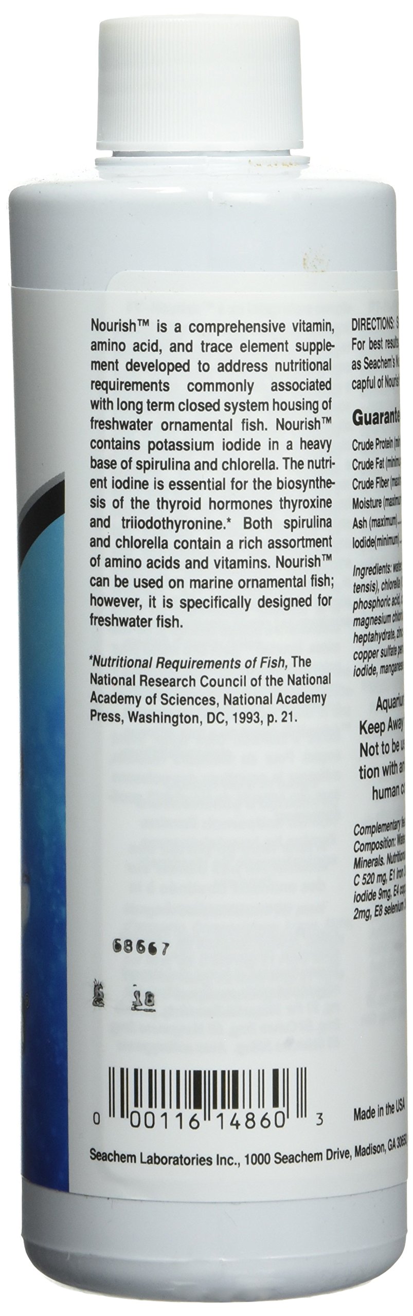 Seachem Nourish integratore vitamine pesci 250 ml