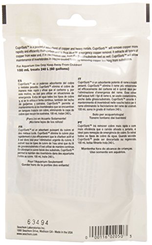 Seachem CupriSorb resina anti rame 100 ml metalli pesanti