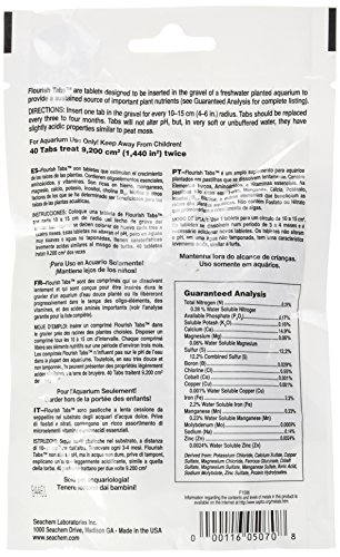 Seachem Flourish Tabs Fertilizzante 40 Pastiglie Radici