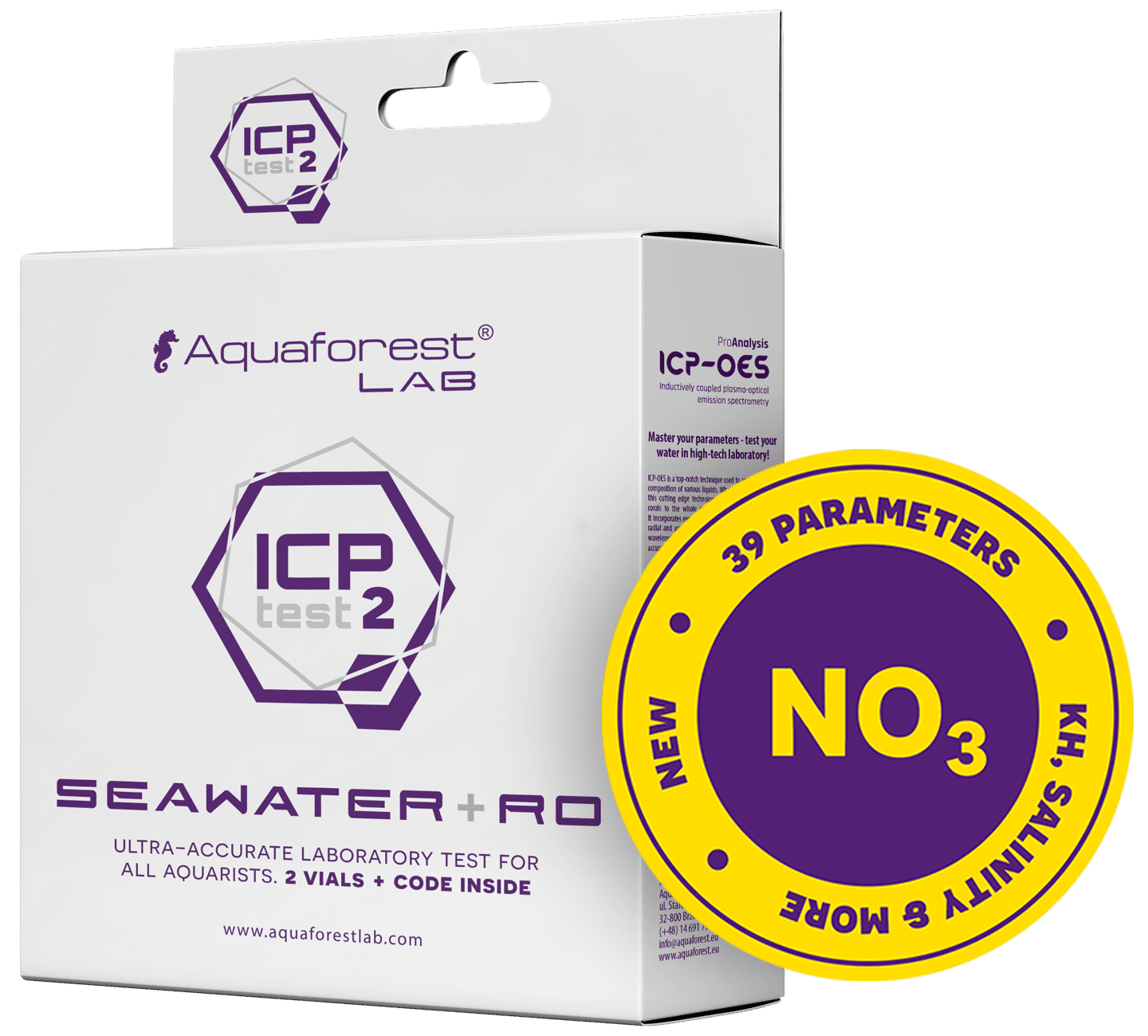 Aquaforest ICP Test 2 test acqua marina doppia analisi