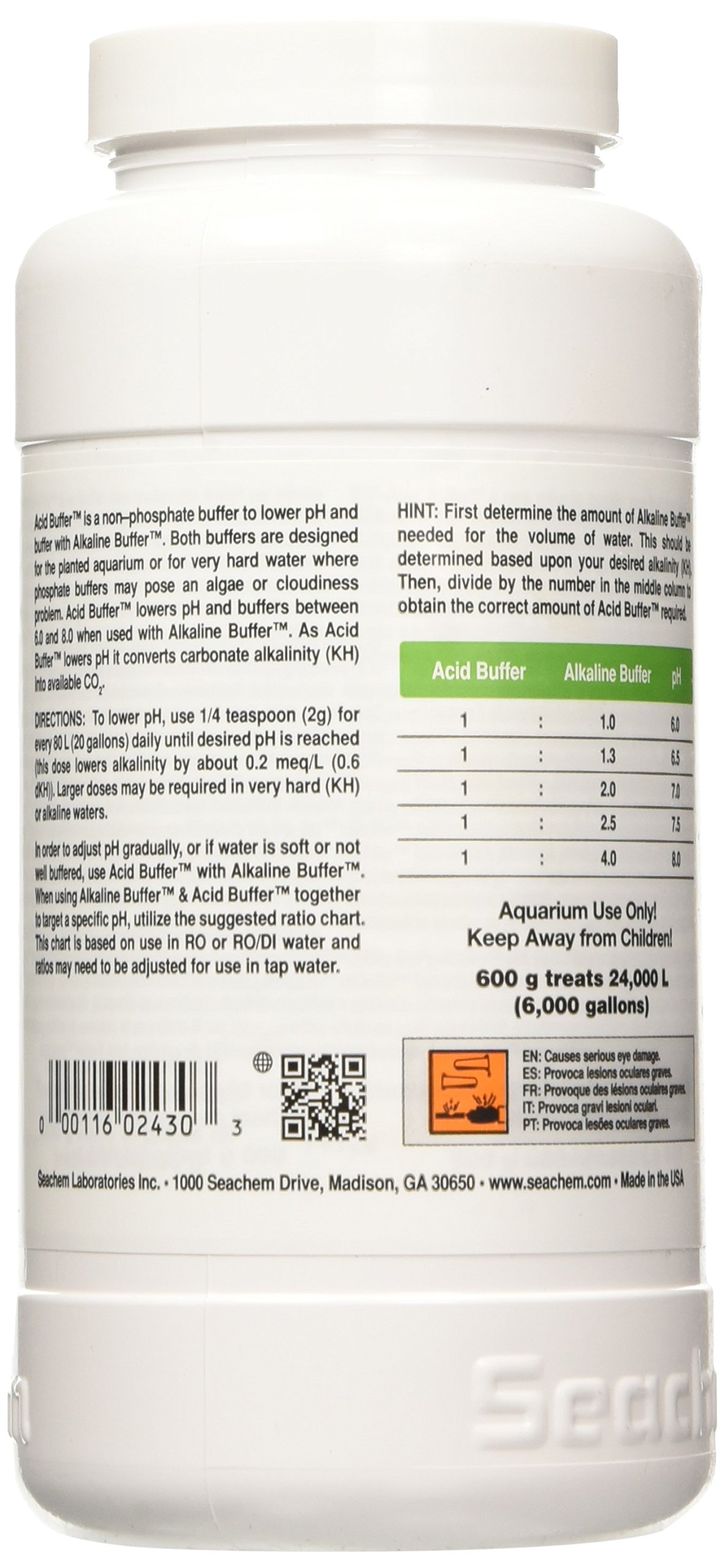 Seachem Acid Buffer correttore pH 600 g senza fosfati