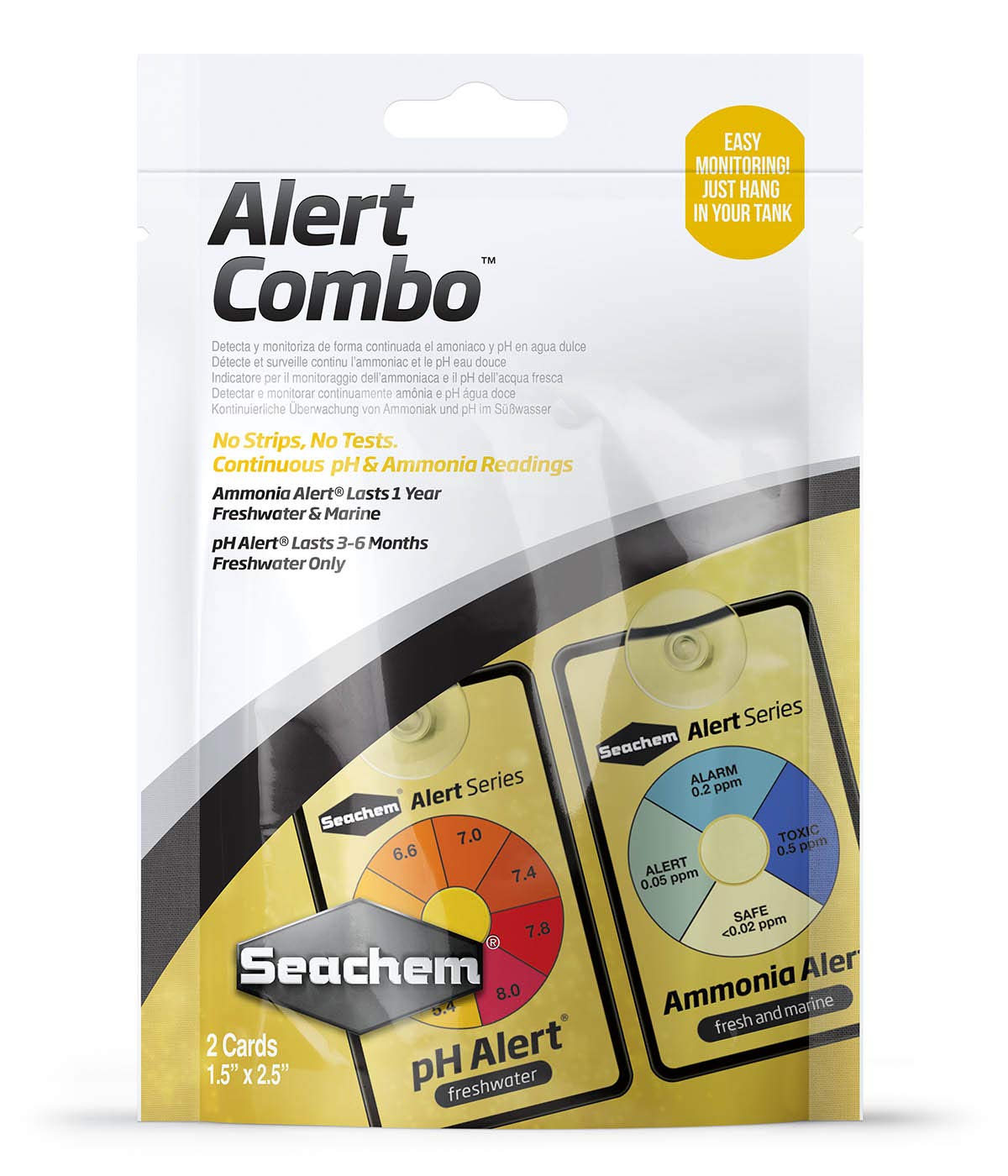 Seachem Alert Combo test ammoniaca e pH