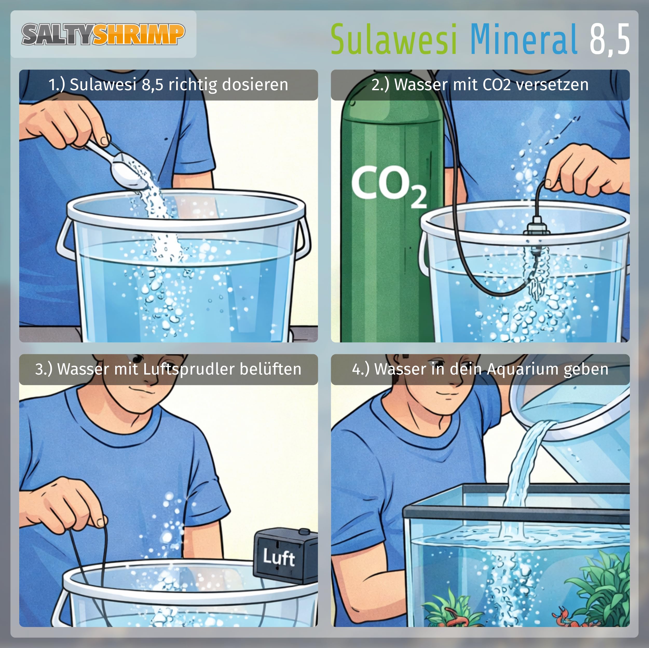 SaltyShrimp Sulawesi Mineral Sula Wesi 8,5 sali gamberetti