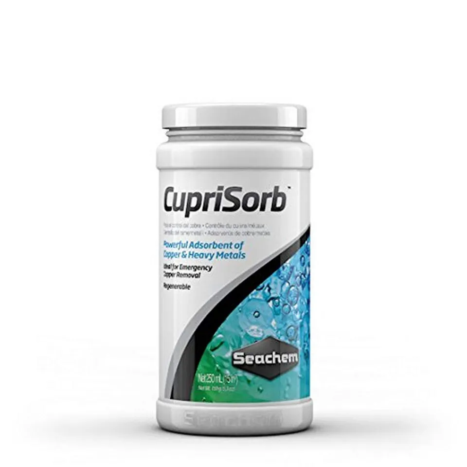 Seachem CupriSorb resina filtrante 250 ml anti rame