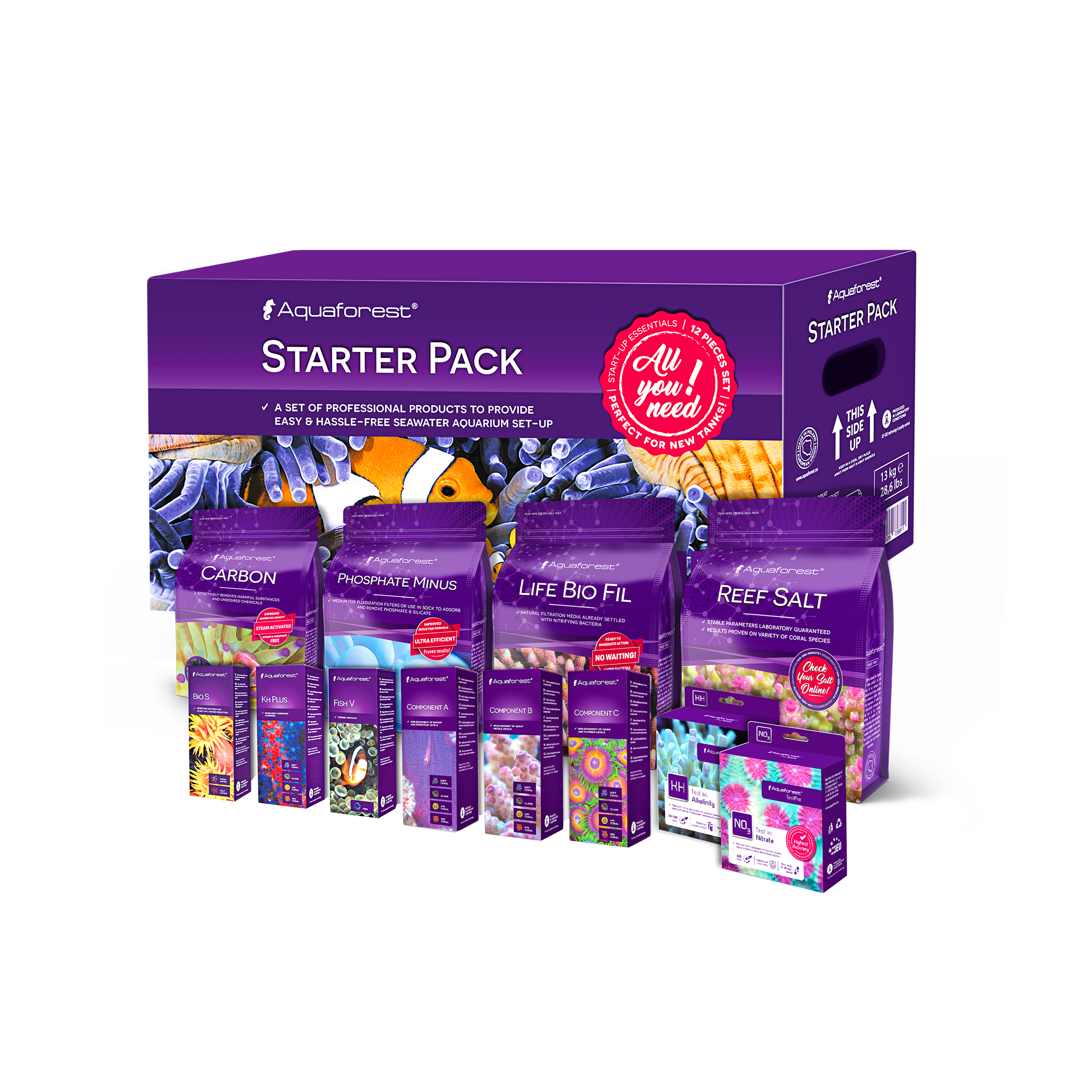 Aquaforest AF Starter Pack kit avvio acquario marino 250 L