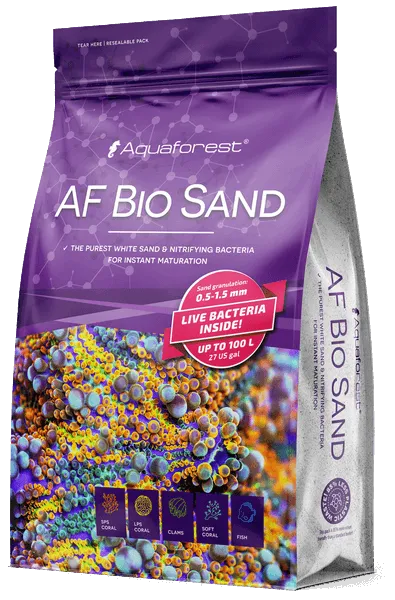 Aquaforest AF Bio Sand sabbia bianca acquario marino