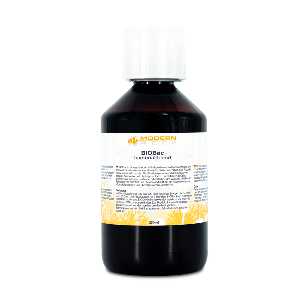 Modern Reef BIOBac Blend batteri acquario 250ml nitrificanti