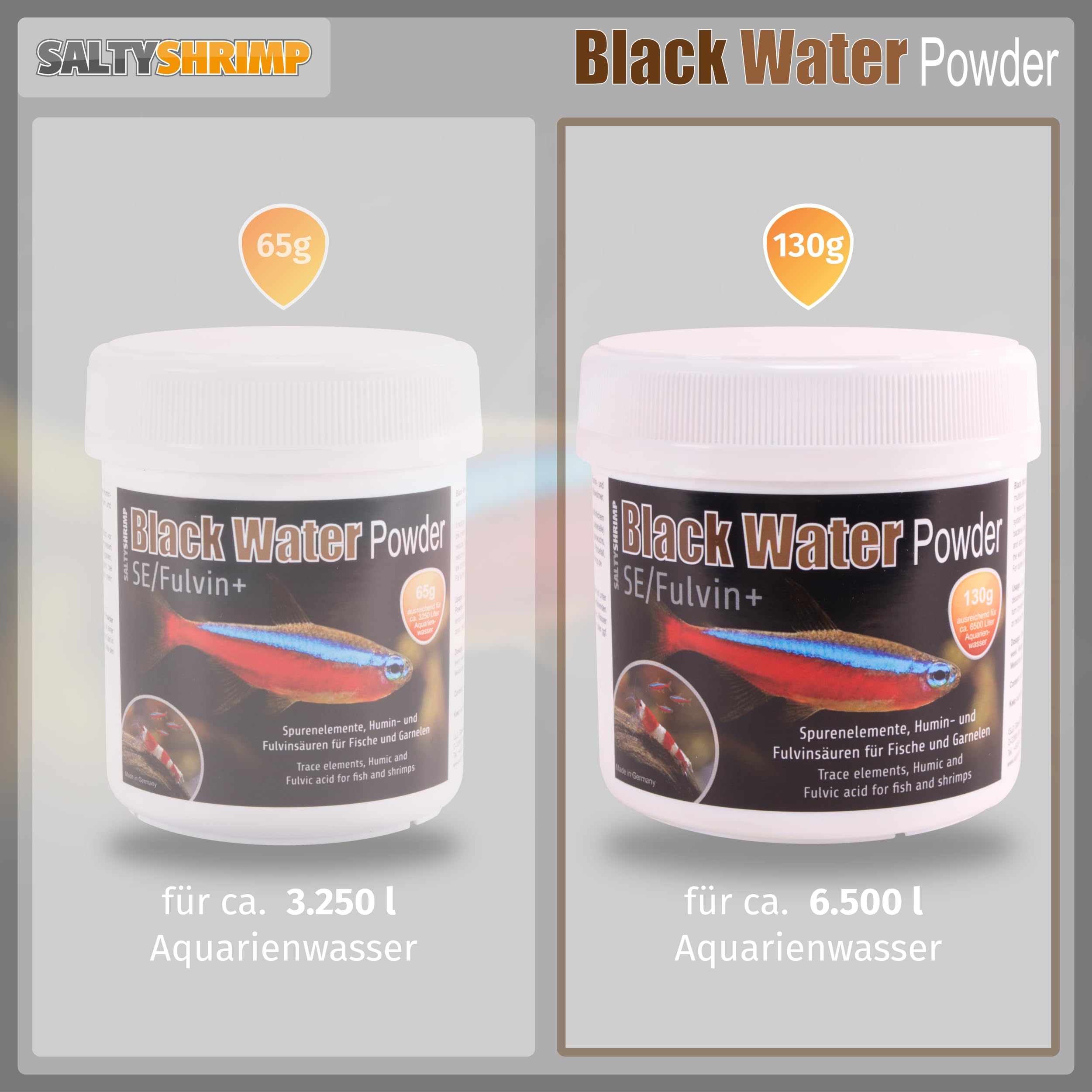 SaltyShrimp Black Water Powder SE condizionatore 130 g