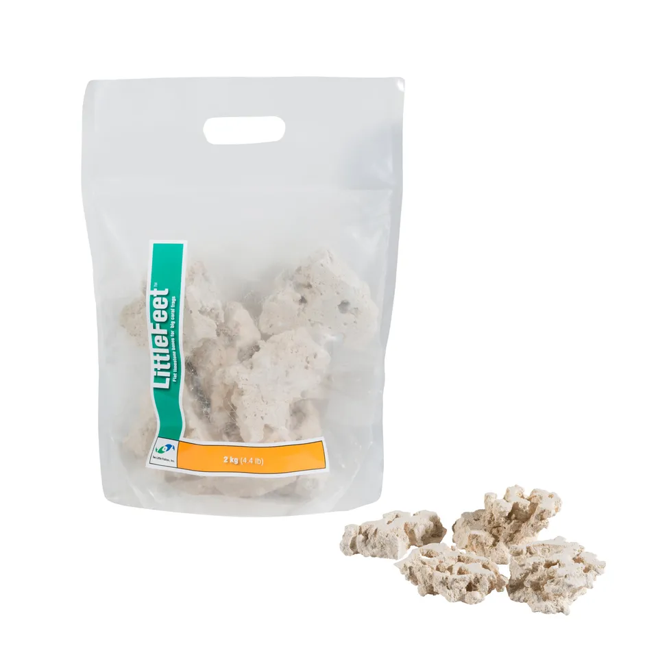 Two Little Fishies LittleFeet Piedini Roccia Viva Calcarei 2kg