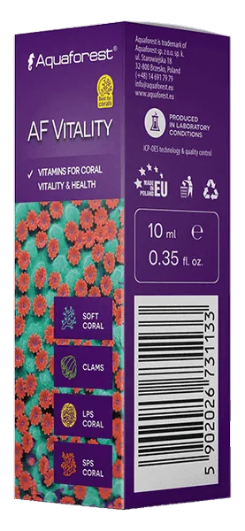 Aquaforest AF Vitality vitamine coralli marino gocce