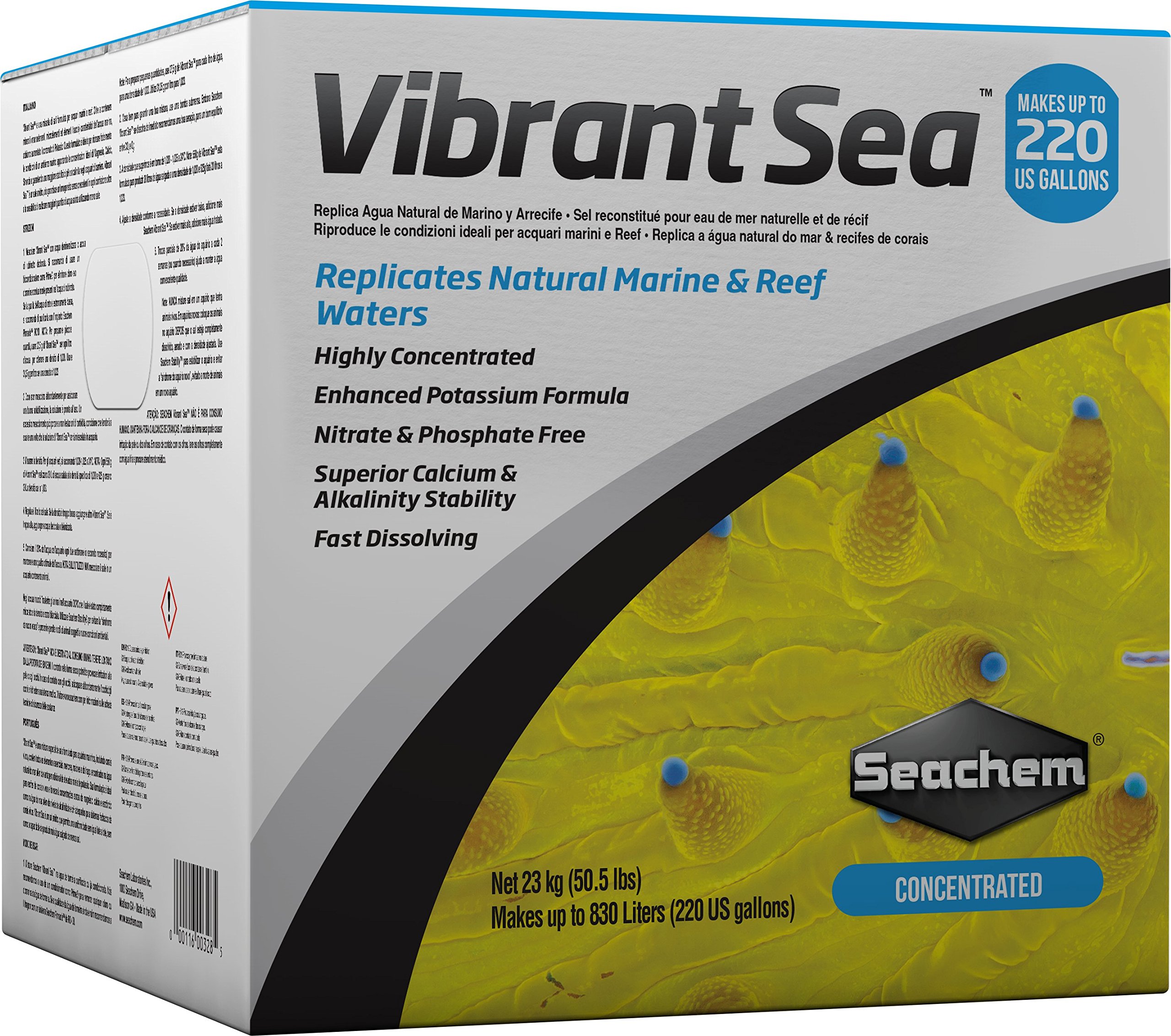 Seachem Vibrant Sea sale marino 6,2 kg per reef