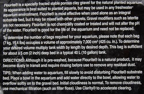 Seachem Flourite Substrato Acquario 7 kg Argilla Porosa