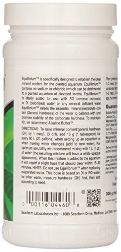 Seachem Equilibrium 300 g sali minerali GH acqua osmosi