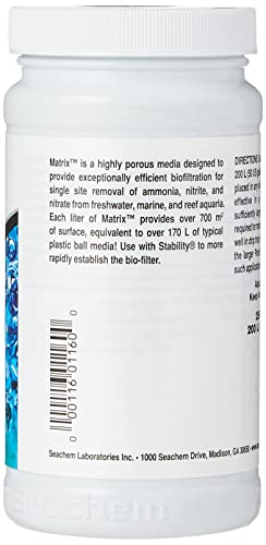 Seachem Matrix Filtro Biologico 250 ml Dolce Marino