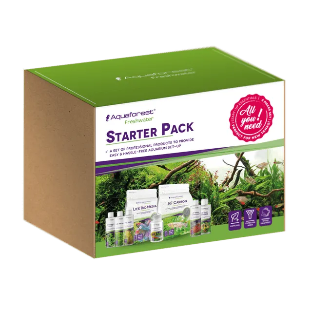 Aquaforest StarterPack Freshwater kit dolce 6 prodotti