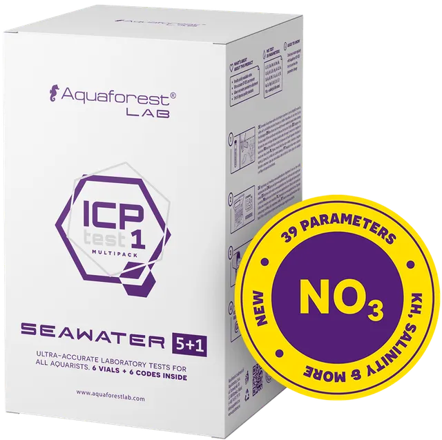 Aquaforest Lab ICP Test 5+1 analisi acqua 6 test reef