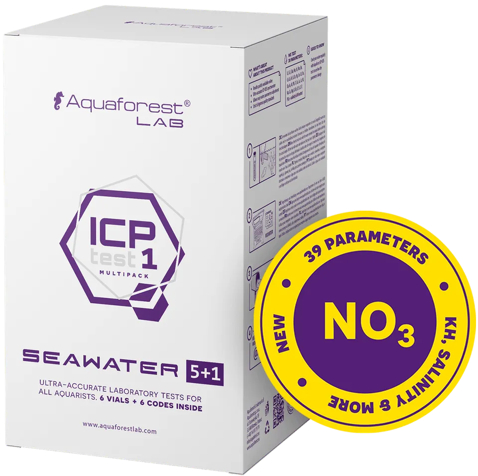 Aquaforest Lab ICP Test 5+1 analisi acqua 6 test reef
