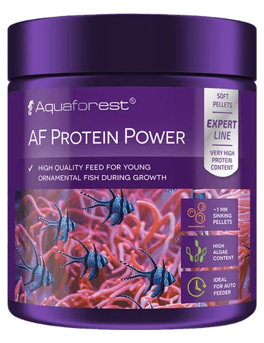 Aquaforest Protein Power pellet 1 mm giovani pesci