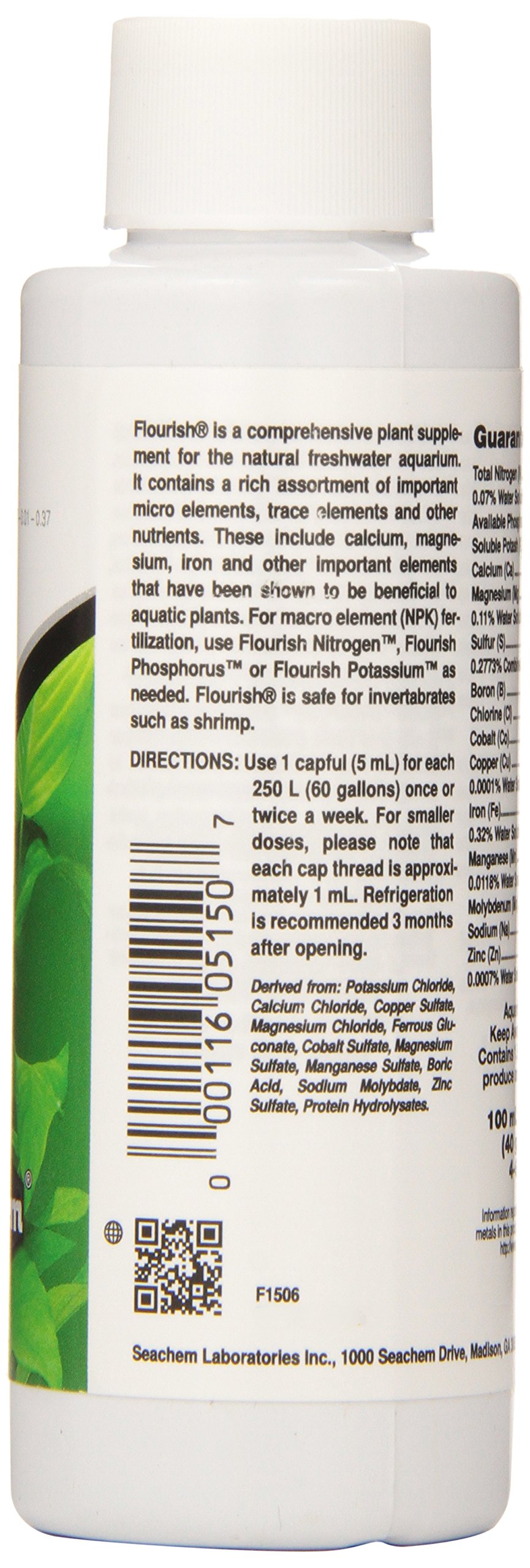 Seachem Flourish Fertilizzante 100 ml Oligoelementi