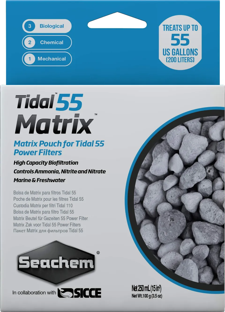 Seachem Matrix 250 ml materiale filtrante biologico pietra