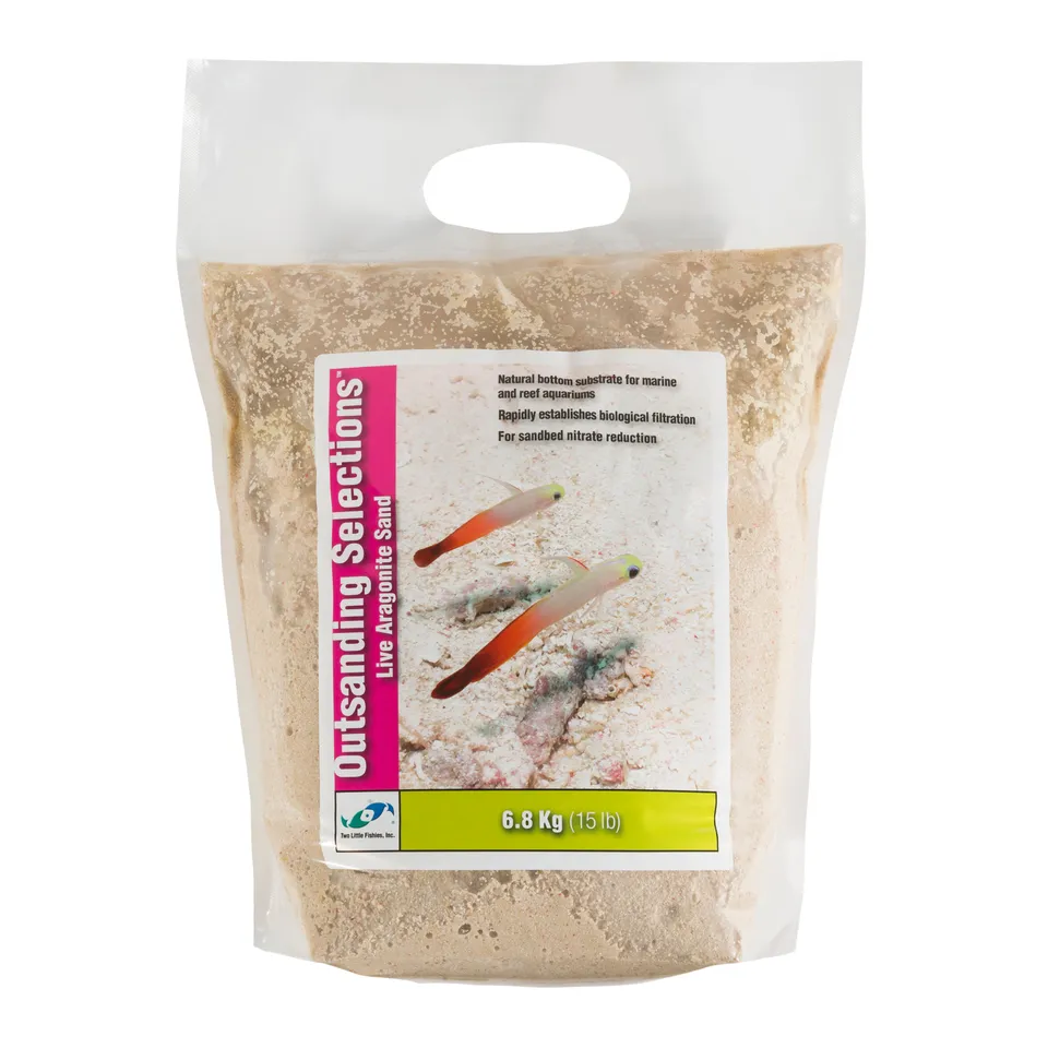 Two Little Fishies OutSanding sabbia aragonite viva 1mm 6,8kg
