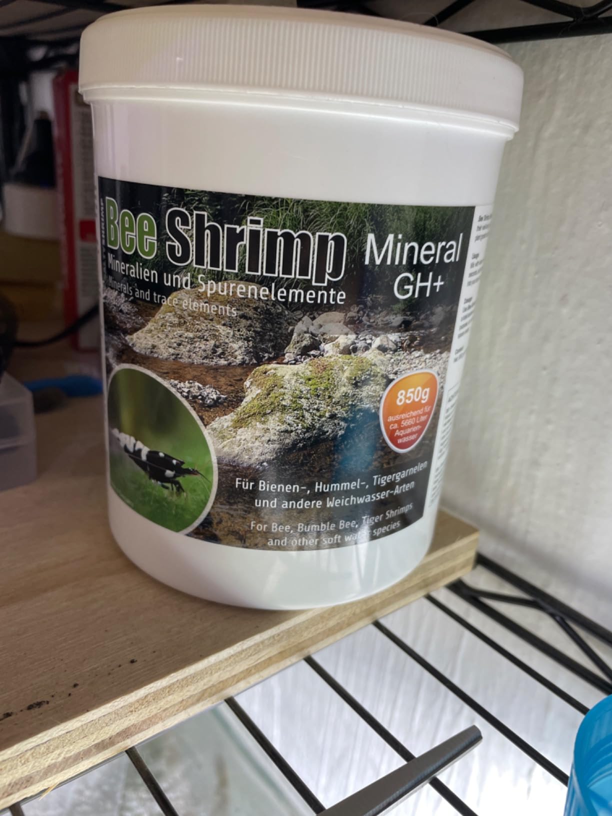 SaltyShrimp Bee Shrimp Mineral GH+ sali 850 g